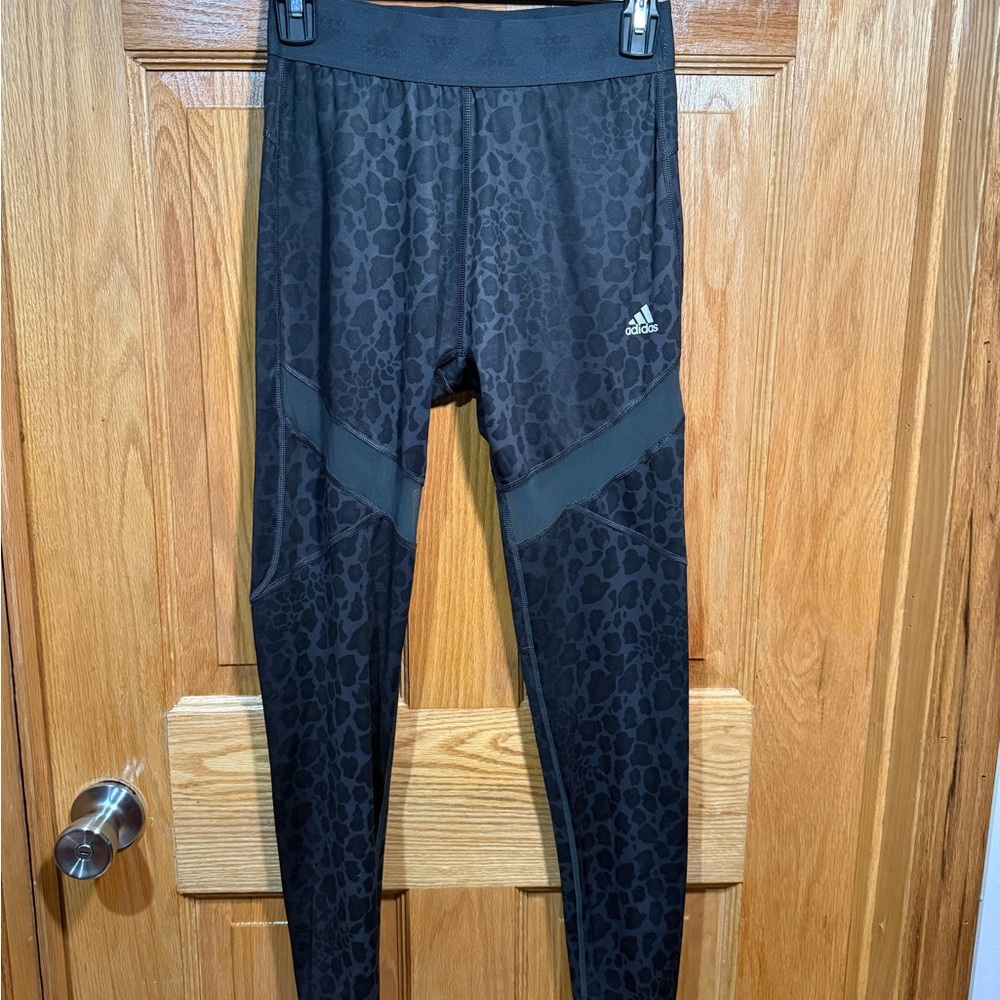 Adidas Women’s Black Leopard Leggings